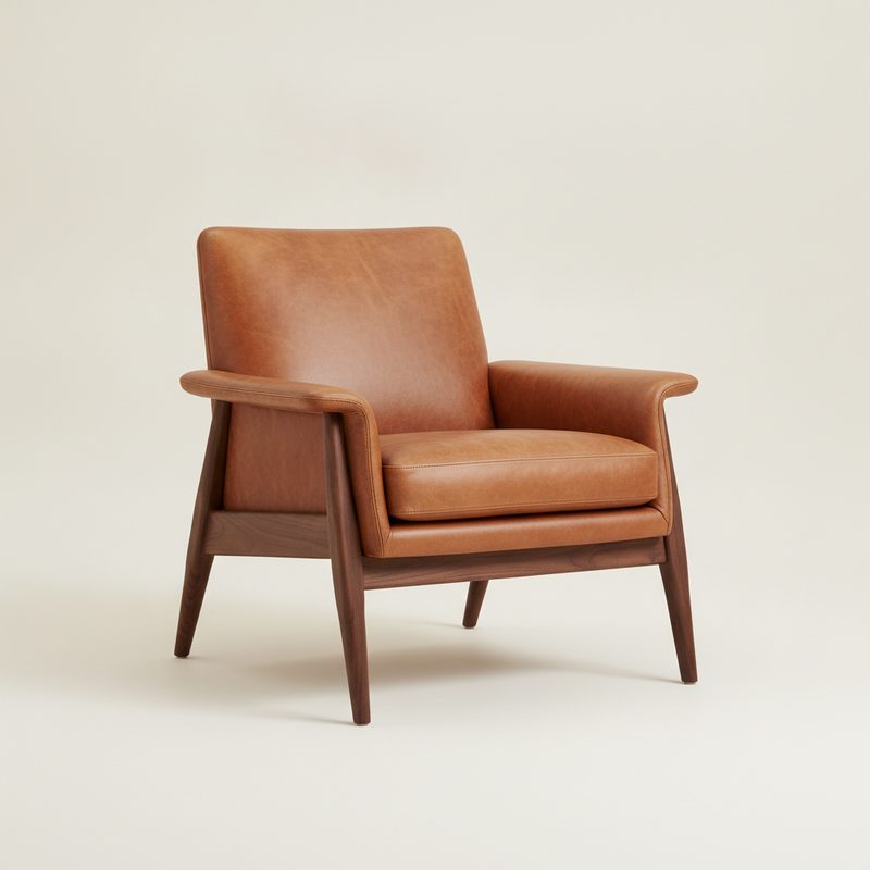 Fauteuil Cognac